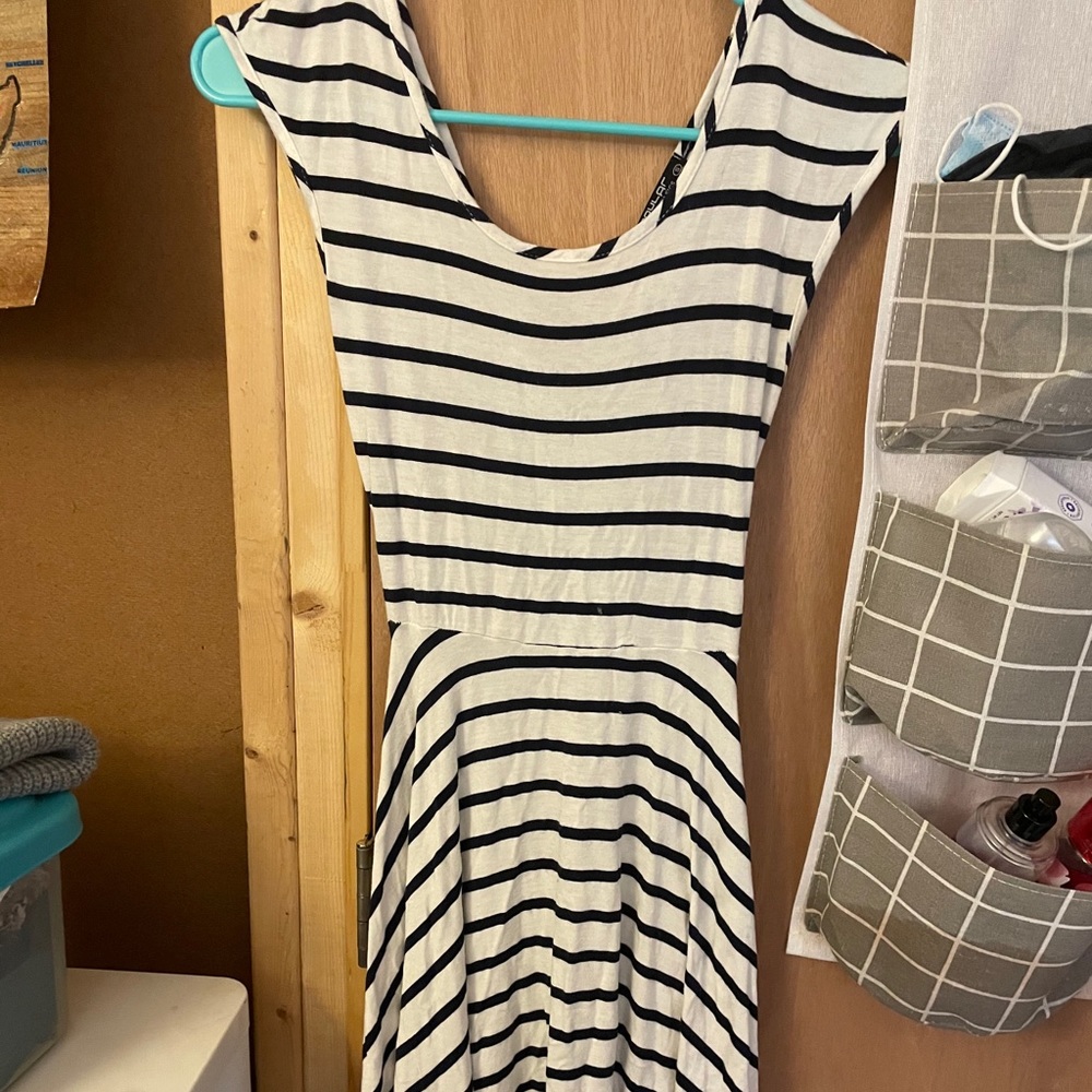Summer dress with open back